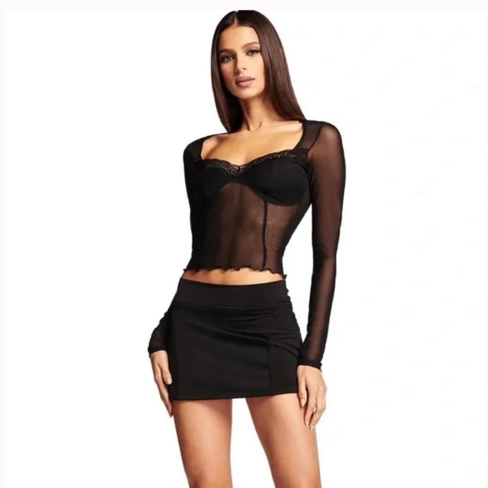 I.AM.GIA Antheia Black Stretchy Mini Skirt Tennis Skirt Women's Medium